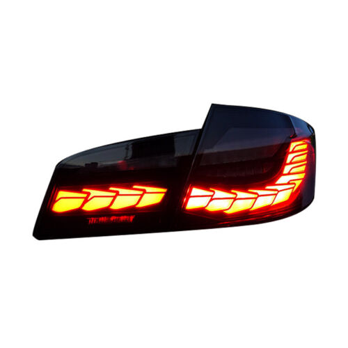 OLED SEQUENTIAL TAIL LIGHTS REAR LAMPS FOR 2009-2016 BMW 5 SERIES F10 F18 SMOKED