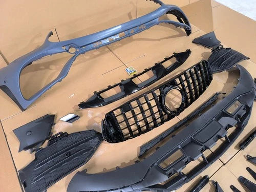 AMG LOOK STYLE FRONT BUMPER CONVERSION FOR MERCEDES GLC C253 X253 FACELIFT 20-23