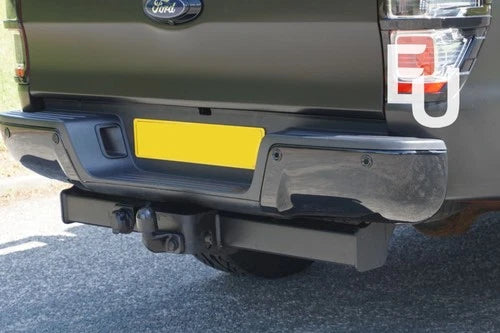 NEW BLACK REAR BUMPER WITH 4 SENSOR HOLES FOR FORD RANGER T6 T7 T8 2011-2022