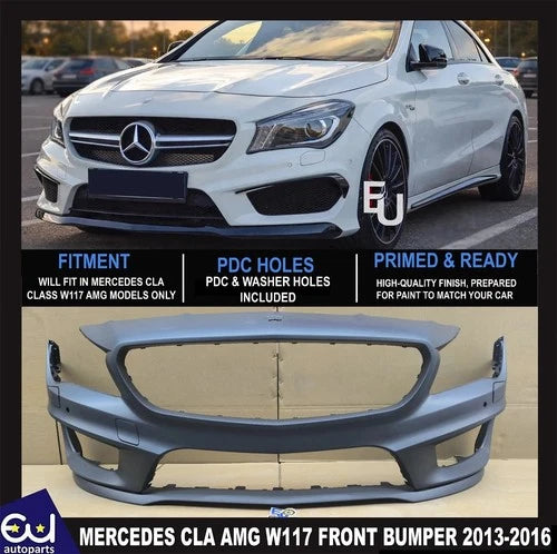 FOR MERCEDES CLA AMG W117 2013-2016 FRONT BUMPER A1178850825 *NEW*