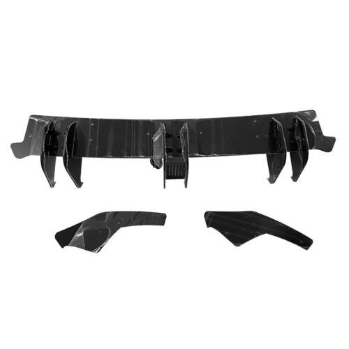 FOR VW GOLF MK8 R LINE REAR BLADE DIFFUSER SIDE SPLITTERS WITH LED SPOILER KIT