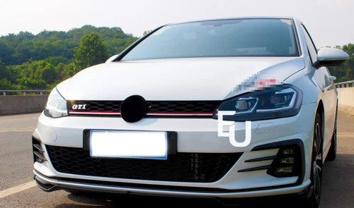 GTI CONVERSION FRONT BUMPER BODYKIT FOR GOLF MK7.5 2017-2020 FITS GTD TDI TSI SE