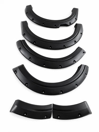 FOR FORD RANGER T9 2022+ WILDTRAK BLACK WIDE WHEEL ARCHES FENDER FLARES 4PCS