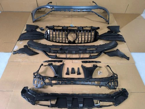 AMG LOOK STYLE FRONT BUMPER CONVERSION FOR MERCEDES GLC C253 X253 FACELIFT 20-23
