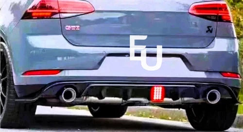 FOR VW GOLF MK7.5 GTI GTD TSI TDI TCR STYLE REAR VALANCE DIFFUSER BODY KIT 16-20
