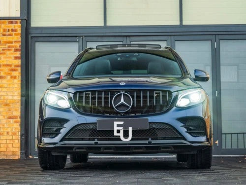 FOR MERCEDES GLC X253 C253 15-19 FRONT GRILLE PANAMERICANA GT STYLE GLOSS GRILL