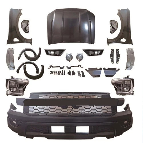 T9 2023+ RAPTOR CONVERSION FRONT BUMPER BONNET BODYKIT FOR FORD RANGER T6 T7 T8