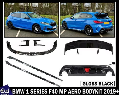 FOR BMW 1 SERIES F40 2019+ MP AERO BODYKIT BODY KIT FRONT SPLITTER REAR DIFFUSER