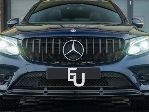 FOR MERCEDES GLC X253 C253 15-19 FRONT GRILLE PANAMERICANA GT STYLE GLOSS GRILL