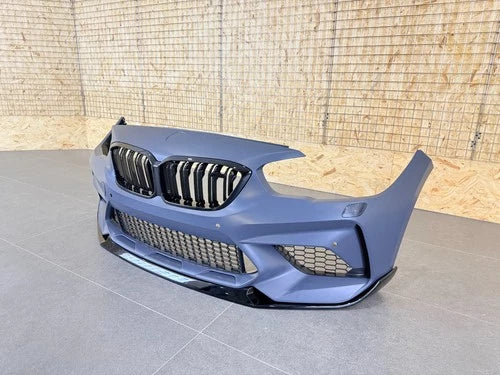 FOR BMW 1 SERIES F20 F21 UPGRADE M2 COMPETITION LOOK FRONT BUMPER LIP 2015-2019