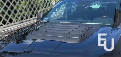 MATTE BLACK BONNET SCOOP HOOD VENT COVER FOR FORD RANGER T7 T8 2015-2022