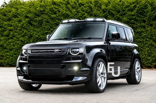 For Land Rover DEFENDER 90 110 L663 2020+ Black Front LED Grille Light Bar Grill
