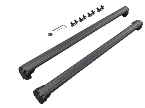 FOR BMW 4 SERIES F32 2013-20 CROSS BAR BARS ROOF RAILS RACK BLACK FIXED POINT
