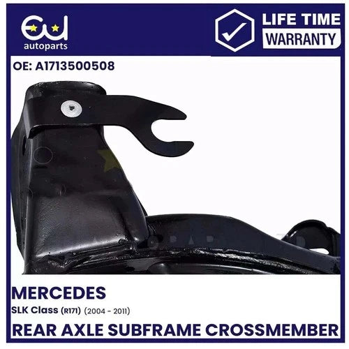 NEW REAR SUBFRAME CROSSMEMBER AXLE FOR MERCEDES SLK R171 2004-2011 INCL BUSHES