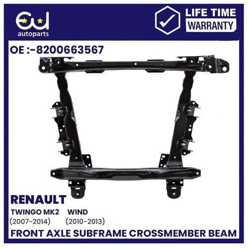 FRONT SUBFRAME CROSSMEMBER FOR RENAULT TWINGO MK2 CNO WIND E4M 07-14 544014669R