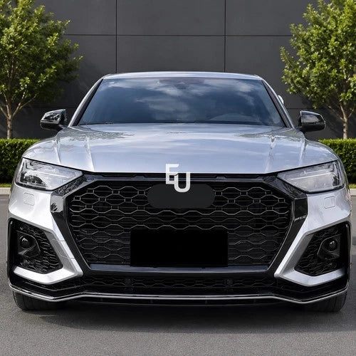 RSQ5 CONVERSION FRONT BUMPER BODY KIT FOR AUDI Q5 SQ5 B9.5 FY 2020+ W/PDC GRILLE