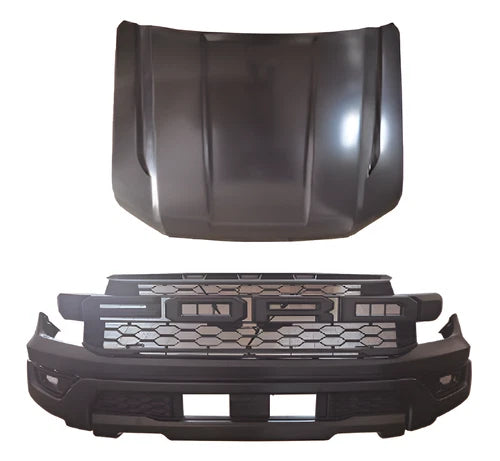 LCI 2023+ RAPTOR CONVERSION FRONT BUMPER BONNET BODYKIT FOR FORD RANGER 11-22