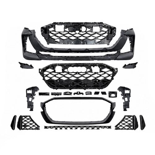 LCI 2024+ RSQ8 CONVERSION FRONT REAR BUMPER DIFFUSER BODYKIT FOR AUDI Q8 2019-23