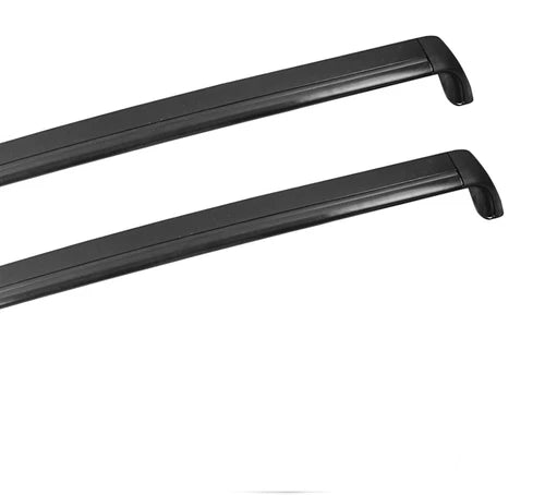 ROOF RAILS RACK BLACK CROSS BARS PAIR KIT FULL WIDTH FOR TESLA MODEL 3 2017+