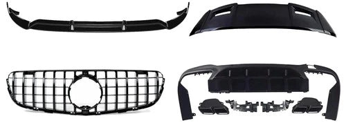 FOR MERCEDES GLC X253 GLC63s BODYKIT BODY KIT FRONT SPLITTER REAR DIFFUSER 16-19