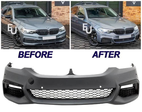 FOR BMW 5 SERIES G30 G31 SALOON M SPORT LOOK FRONT BUMPER KIT PDC 2017-2020