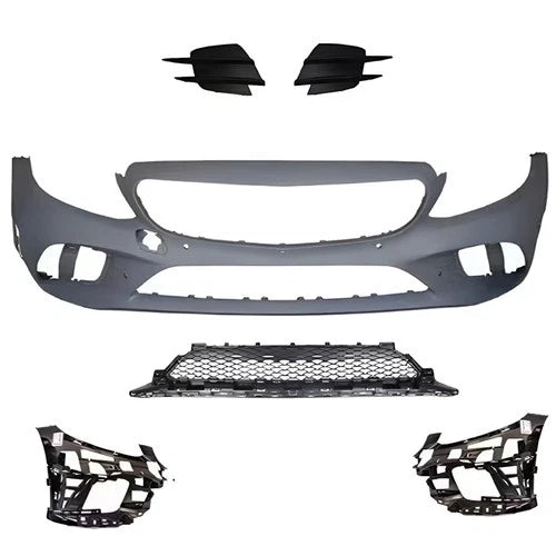 FOR MERCEDES C CLASS W205 C205 15-21 FRONT BUMPER KIT FACELIFT AMG LINE STYLE