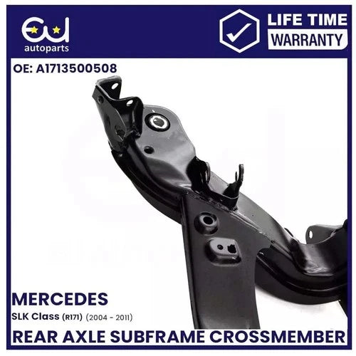 NEW REAR SUBFRAME CROSSMEMBER AXLE FOR MERCEDES SLK R171 2004-2011 INCL BUSHES