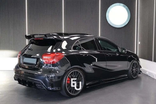 FOR MERCEDES A CLASS W176 A45 STYLE FULL REAR BUMPER DIFFUSER BODYKIT 2013-2018