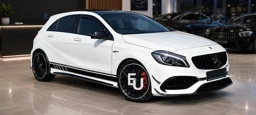 FOR MERCEDES A-CLASS W176 2013-2018 A45 CONVERSION FRONT & REAR BUMPER BODYKIT