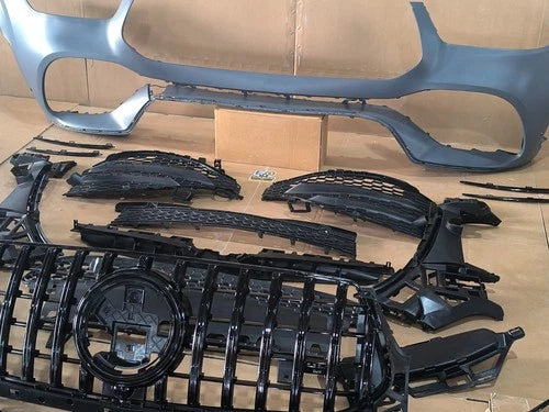 FOR MERCEDES GLE W167 V167 19-23 AMG LINE FRONT BUMPER CONVERSION KIT GRILL