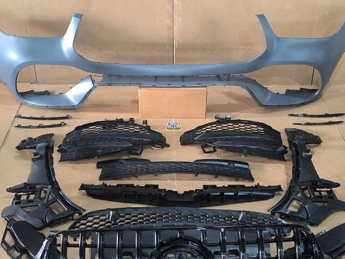 FOR MERCEDES GLE W167 V167 19-23 AMG LINE FRONT BUMPER CONVERSION KIT GRILL