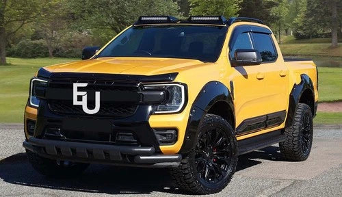 GLOSS BLACK LED ROOF LIGHT BAR LAMP LIGHTS FOR FORD RANGER T9 WILDTRAK 2022+