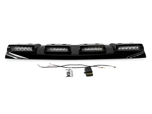 GLOSS BLACK LED FRONT ROOF MOUNTED BAR LIGHT POD FOR FORD RANGER T9 2022+
