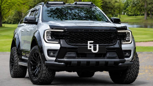 FOR FORD RANGER T9 2023-2026 BLACK WIDE WHEEL ARCHES FENDER FLARES 4PCS