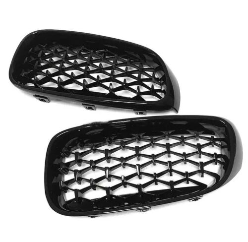 FOR BMW F34 3-SERIES GT GRAN TURISMO KIDNEY DIAMOND GRILL GRILLE GLOSS BLACK