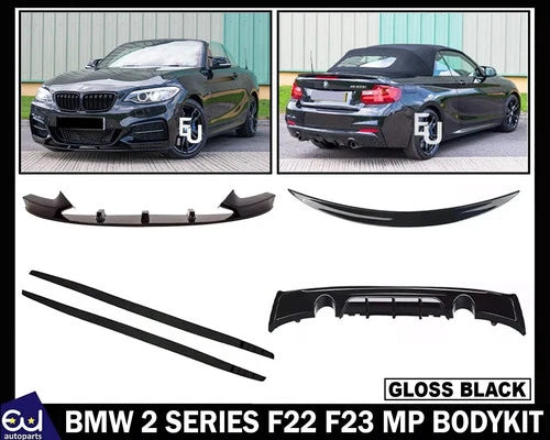 FOR BMW 2 SERIES F22 F23 MP BODYKIT BODY KIT FRONT SPLITTER LIP REAR DIFFUSER