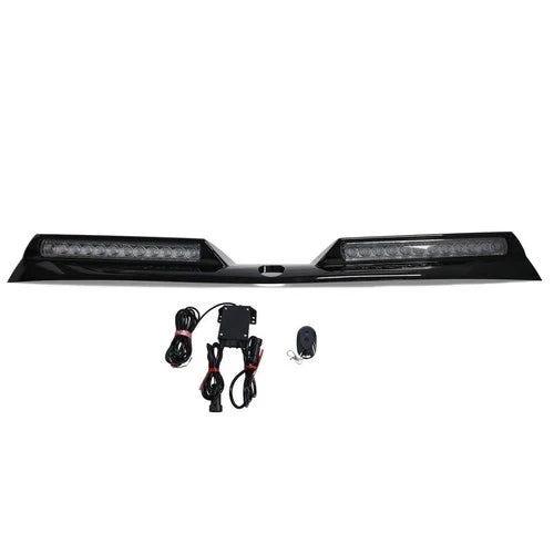 GLOSS BLACK LED ROOF LIGHT BAR LAMP LIGHTS FOR FORD RANGER T9 WILDTRAK 2022+