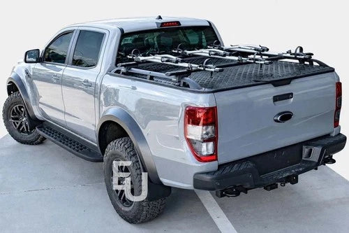 T9 RAPTOR STYLE REAR BUMPER WITH 4 SENSOR HOLES FOR FORD RANGER T6 T7 T8 2011-22
