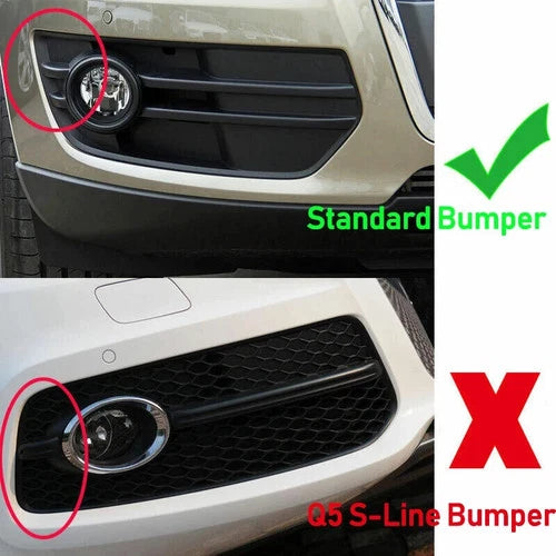 FOR AUDI Q5 8R LEFT FRONT BUMPER LOWER FOG LIGHT GRILL GRILLE COVER SQ5 STYLE