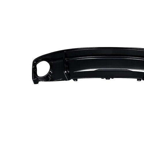 RS7 STYLE GLOSS REAR DIFFUSER W/BLACK TIPS FOR AUDI A7 C7 4G8 SE STANDARD 15-18