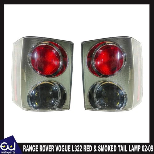 FOR RANGE ROVER VOGUE L322 REAR LED RED & SMOKED TAIL LIGHTS LAMP 2002-2009