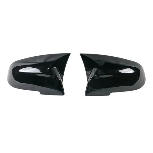 FOR BMW F20 F21 F30 F31 F32 F36 X1 E84 F87 WING MIRROR COVER CAP GLOSSY BLACK UK