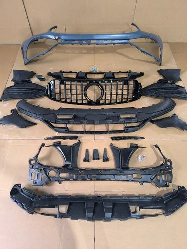 AMG LOOK STYLE FRONT BUMPER CONVERSION FOR MERCEDES GLC C253 X253 FACELIFT 20-23