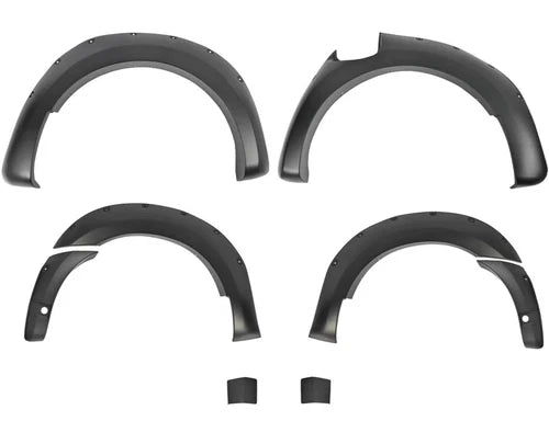 GLOSS BLACK WHEEL ARCH EXTENSION FENDER FLARE SET FOR FORD RANGER T8 19-22