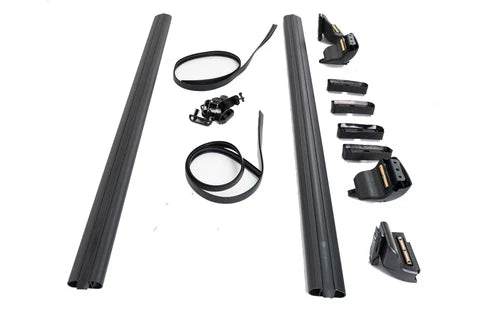 FOR BMW 4 SERIES F32 2013-20 CROSS BAR BARS ROOF RAILS RACK BLACK FIXED POINT