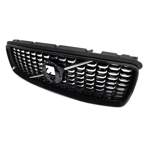 R-DESIGN STYLE FRONT BUMPER UPPER GRILLE W/CHROME FOR VOLVO XC90 MK2 2019-2025