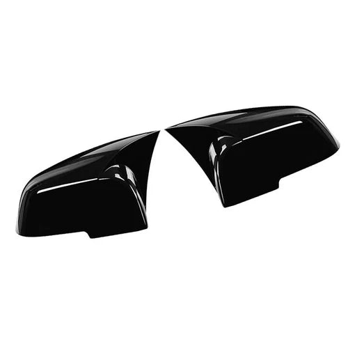 FOR BMW F20 F21 F30 F31 F32 F36 X1 E84 F87 WING MIRROR COVER CAP GLOSSY BLACK UK