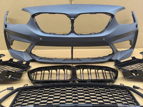FOR BMW 1 SERIES F20 F21 UPGRADE M2 COMPETITION LOOK FRONT BUMPER LIP 2015-2019