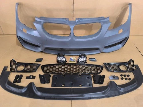 M4 STYLE FRONT BUMPER SPLITTER CONVERSION KIT FOR BMW 3 SERIES E92 E93 PDC 10-13