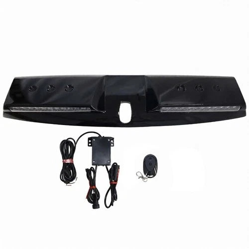 GLOSS BLACK LED ROOF LIGHT BAR LAMP LIGHTS FOR FORD RANGER T9 WILDTRAK 2022+